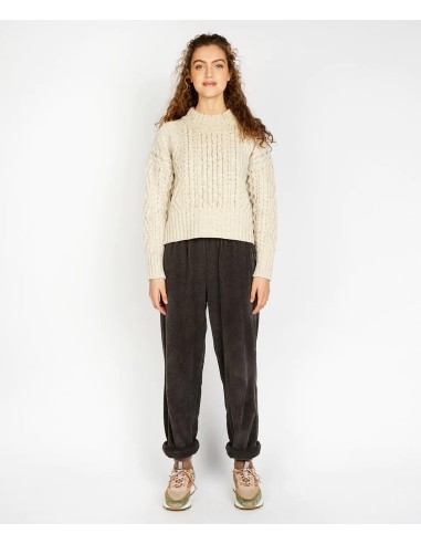 MAGLIONE GIROCOLLO IN LANA IRLANDESE E CASHMERE...