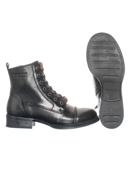 STIVALETTO IN PELLE "PANDORA" CON ZIP