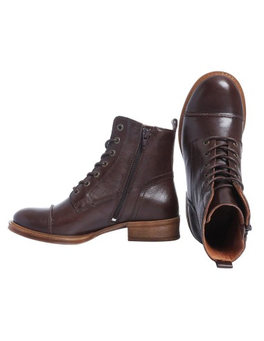 STIVALETTO IN PELLE "PANDORA" CON ZIP