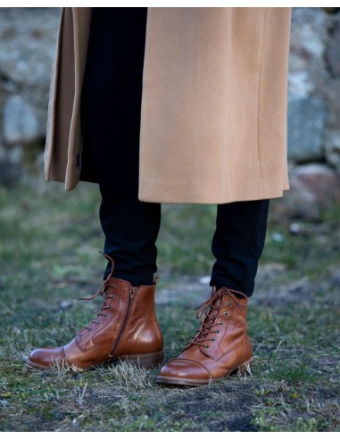 STIVALETTO IN PELLE "PANDORA" CON ZIP