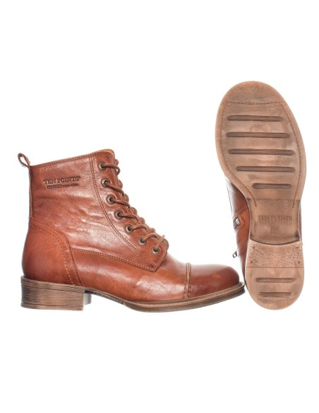 STIVALETTO IN PELLE "PANDORA" CON ZIP