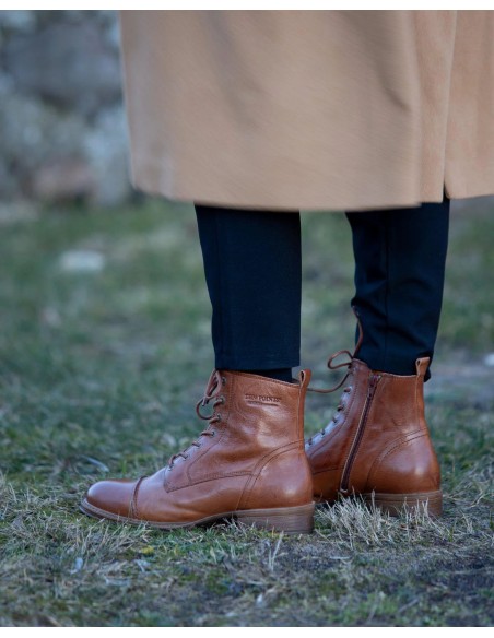 STIVALETTO IN PELLE "PANDORA" CON ZIP