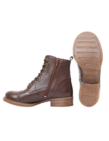 STIVALETTO IN PELLE "PANDORA" CON ZIP