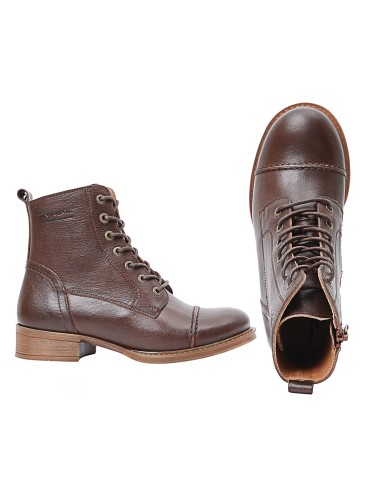 STIVALETTO IN PELLE "PANDORA" CON ZIP