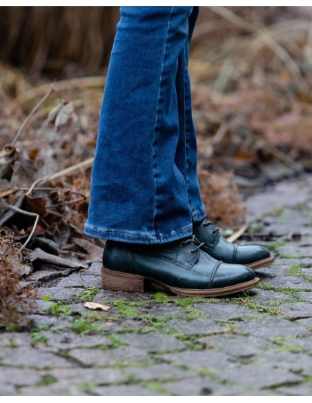 STIVALETTO IN PELLE "PANDORA" CON ZIP