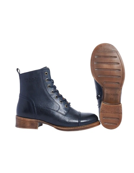 STIVALETTO IN PELLE "PANDORA" CON ZIP