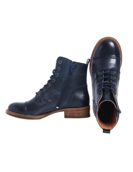 STIVALETTO IN PELLE "PANDORA" CON ZIP