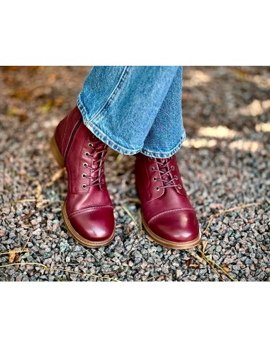 STIVALETTO IN PELLE "PANDORA" CON ZIP