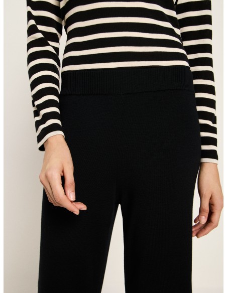 PANTALONE A COSTINA IN 100% LANA MERINO BIOLOGICA GOTS