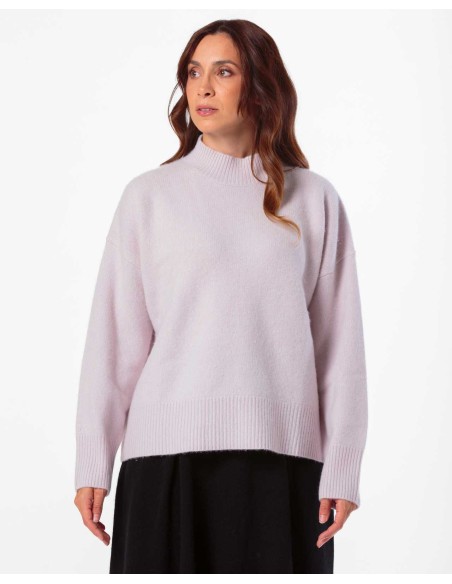 MAGLIONE CHUNKY IN 100% CASHMERE SPAZZOLATO "CAMILLA"