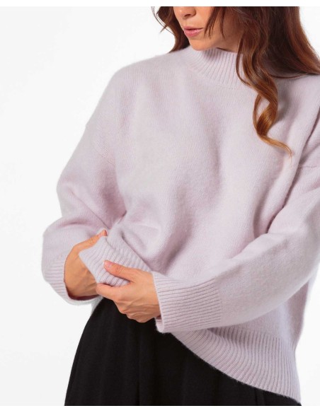 MAGLIONE CHUNKY IN 100% CASHMERE SPAZZOLATO "CAMILLA"