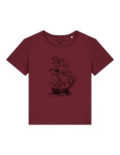 T-SHIRT DONNA LIMITED EDITION "PORTOGALLO" - BORDEAUX 2