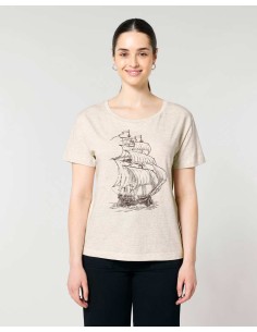 T-SHIRT DONNA LIMITED EDITION "PORTOGALLO" - NATURALE