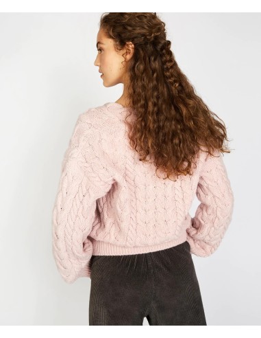 MAGLIONE IN LANA IRLANDESE E CASHMERE A V...