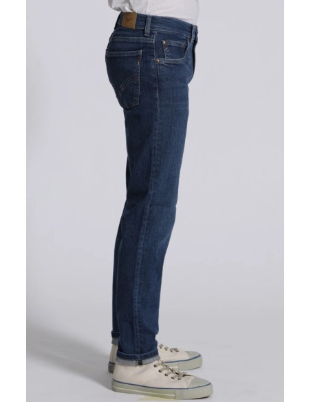 JEANS SLIM FIT IN COTONE BIOLOGICO "FINN"