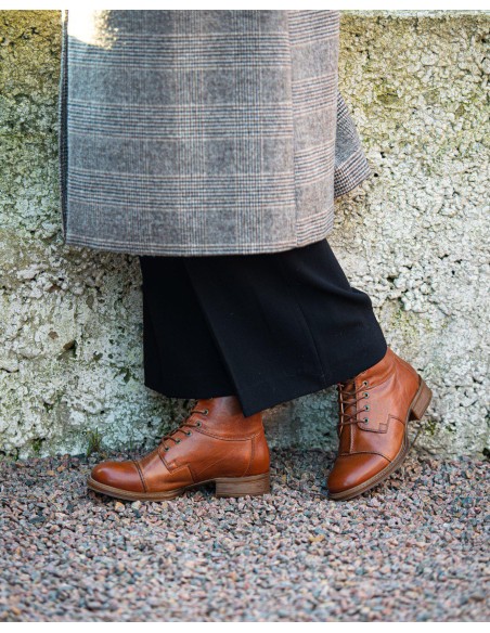 STIVALETTO IN PELLE NATURALE "PANDORA"