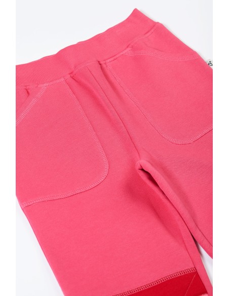 PANTALONE TUTA BIMBA IN COTONE BIOLOGICO FELPATO "MALPAS"