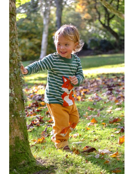 MAGLIA BIMBO IN COTONE BIOLOGICO "BRETON FOX"