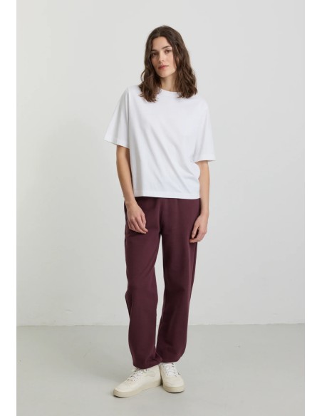 PANTALONE SPORTIVO IN FELPA DI COTONE BIOLOGICO VEGAN "SCILLA"