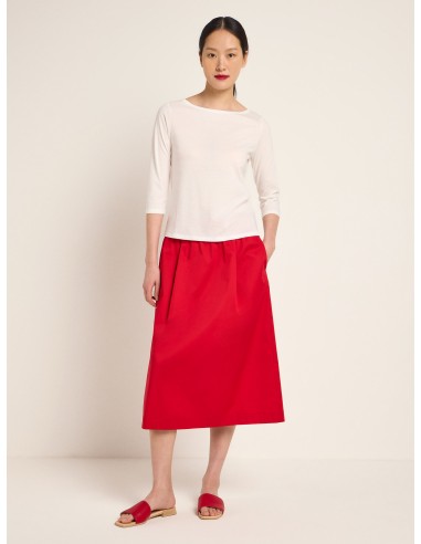 T-SHIRT BASIC MANICA 3/4 IN COTONE BIOLOGICO GOTS