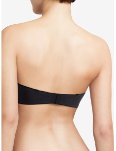 REGGISENO A FASCIA INVISIBILE "COCQUE BANDEAU" - NERO