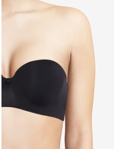 REGGISENO A FASCIA INVISIBILE "COCQUE BANDEAU" - NERO 2