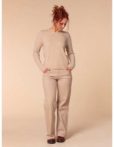 PULL BASIC IN 100% BABY CASHMERE "OLIVIA"