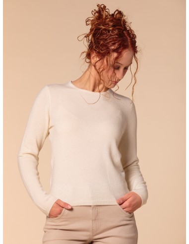 PULL BASIC IN 100% BABY CASHMERE "OLIVIA"