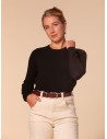 PULL BASIC IN 100% BABY CASHMERE "OLIVIA"