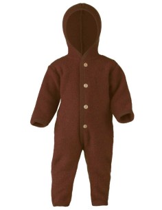 TUTONA BIMBI IN PILE DI LANA MERINO BIOLOGICA - MARRONE