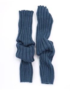 SCALDAMUSCOLI 40CM IN 100%  BABY ALPACA - DENIM