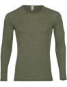 T-SHIRT UOMO IN LANA-SETA A MANICHE LUNGHE