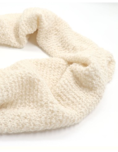 SCIARPA INFINITY LOOP IN  ALPACA, SETA E LINO...