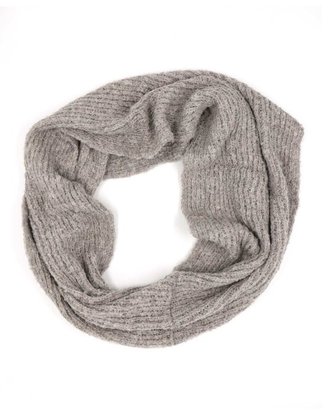 SCIARPA INFINITY LOOP IN  ALPACA, SETA E LINO BOUCLE'