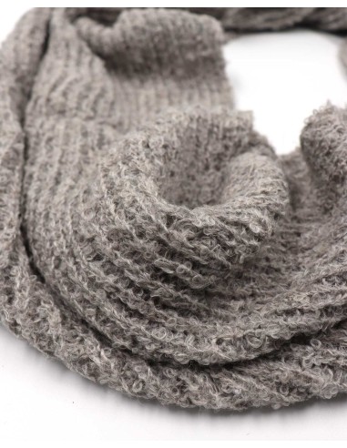 SCIARPA INFINITY LOOP IN  ALPACA, SETA E LINO...