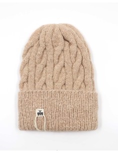 BERRETTO UNISEX IN 100% BABY ALPACA - BEIGE