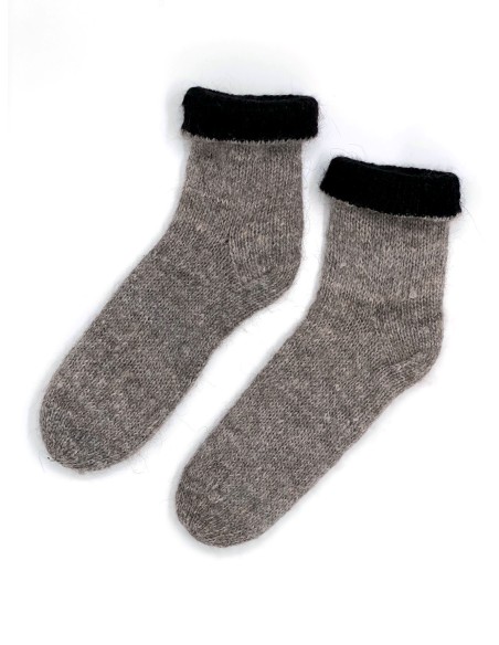 CALDISSIMI SCALDAPIEDI IN 100% ALPACA DOPPI E REVERSIBILI
