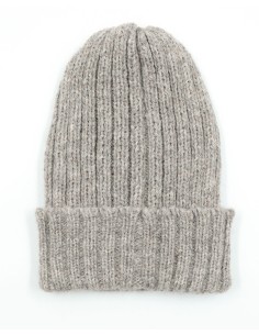 BERRETTO UNISEX IN 100% BABY ALPACA "OSLO" - BEIGE 2