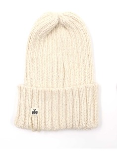 BERRETTO UNISEX IN 100% BABY ALPACA "OSLO" - NATURALE