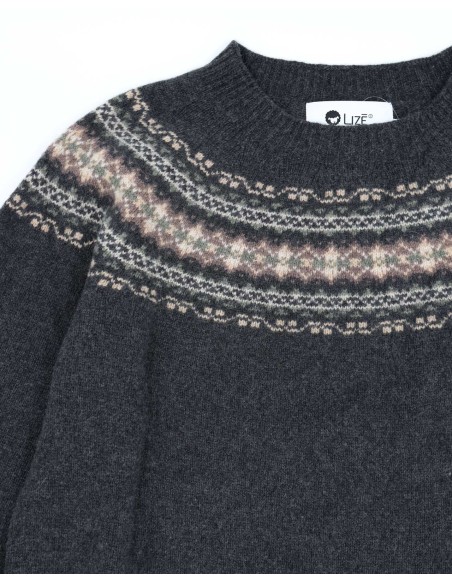 MAGLIONE SCOZZESE LANA D'AGNELLO E CASHMERE "ELIZABETH"