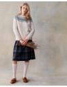 MAGLIONE SCOZZESE LANA D'AGNELLO E CASHMERE "ELIZABETH"