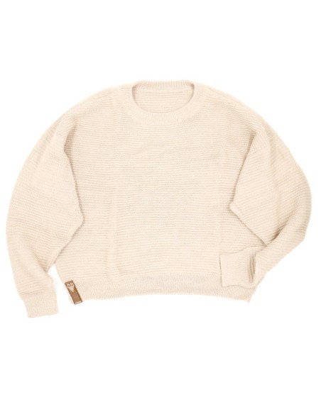 MAGLIONE IN ALPACA FATTO A MANO  FAIRTRADE