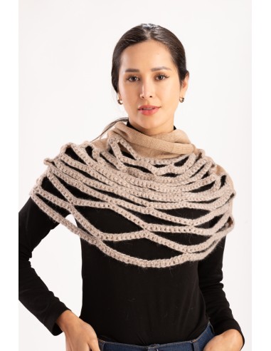 COLLO SCULTOREO IN 100% BABY ALPACA