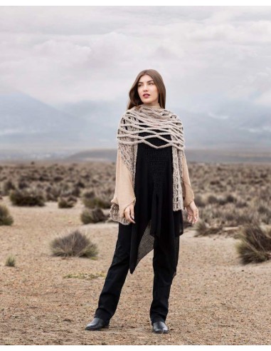 COLLO SCULTOREO IN 100% BABY ALPACA