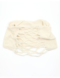COLLO SCULTOREO IN 100% BABY ALPACA - NATURALE