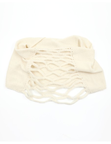 COLLO SCULTOREO IN 100% BABY ALPACA