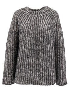 MAGLIONE RIB IN BABY ALPACA E COTONE BIOLOGICO "IRIS" -... 2