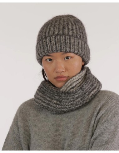 BERRETTO IN ALPACA  E COTONE BIOLOGICO "ILONA"