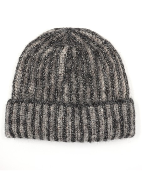 BERRETTO IN ALPACA  E COTONE BIOLOGICO "ILONA"