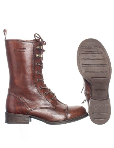 STIVALETTO PANDORA IN PELLE MEDIO "INVECCHIATO"